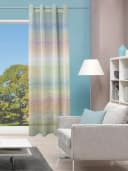 HOME WOHNIDEEN Vorhang RAINBOW Ösenschal Querstreifen Regenbogen Bild 2
