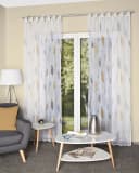 HOME WOHNIDEEN Vorhang PAOLO Gelb Voile Schlaufenschal Bild 2