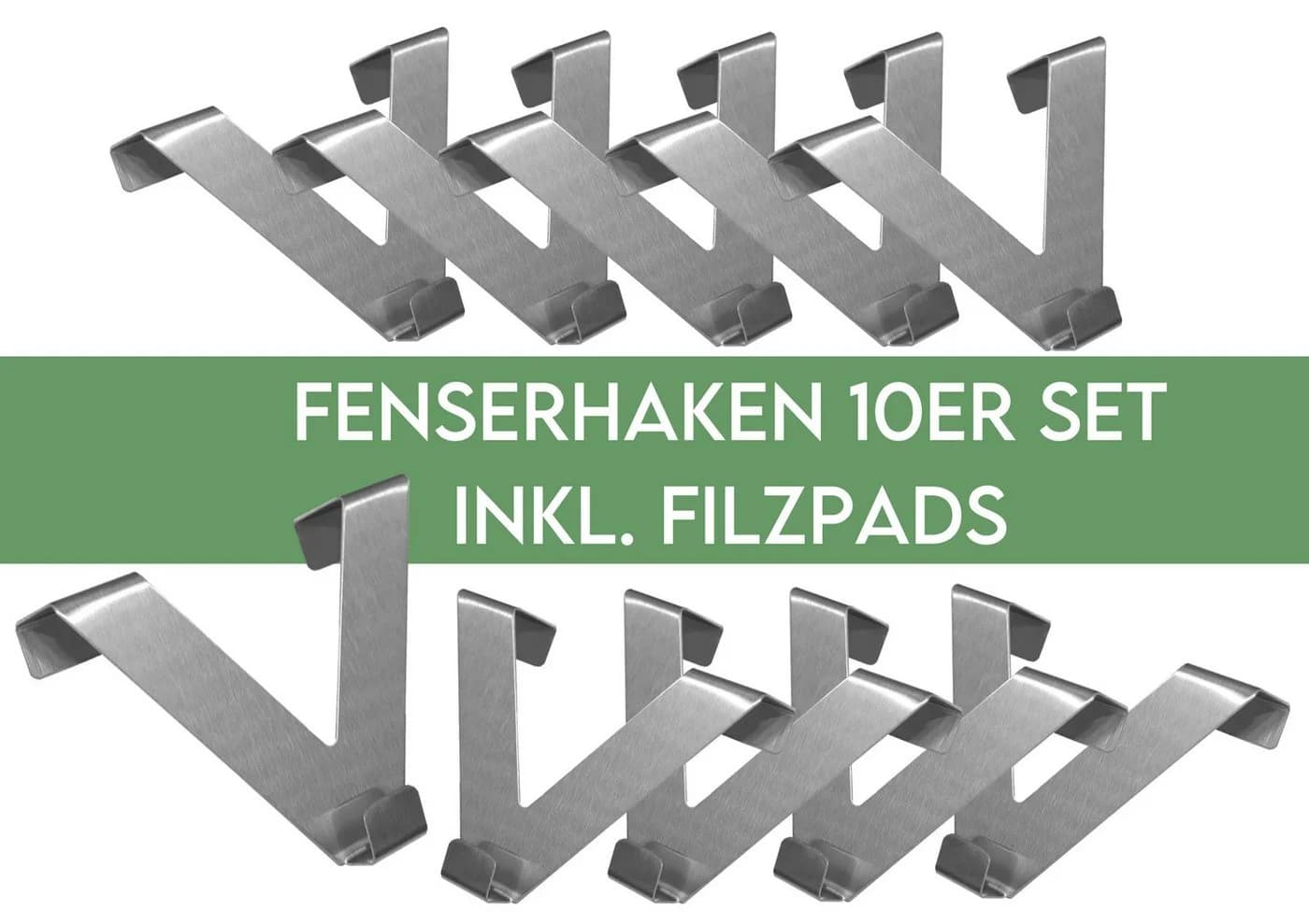 HOME WOHNIDEEN Gardinenhaken Easy Fix Haken 10 Haken Metall - Bild 2