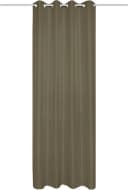 HOME BASICS Vorhang ATLANTIK Taupe Ösenschal Uni Bild 3