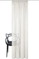 HOME BASICS Vorhang SOFTY Uni Wollweiß Polyester Bild 1
