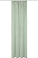 HOME BASICS Vorhang SOFTY Grün Polyester Uni Gardine Bild 3