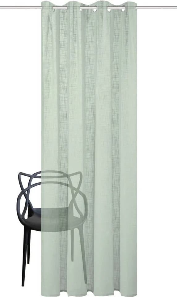 Vorhang HOME BASICS SOFTY Grün Uni