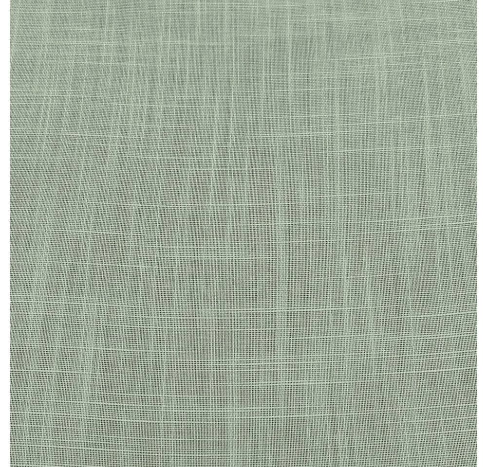 HOME BASICS SOFTY Vorhang 2er Pack Grün Polyester
