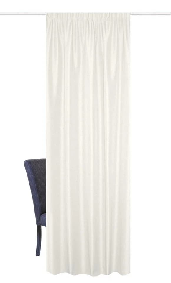 HOME BASICS Vorhang ESKIMO Weiß 135x175cm Thermostoff Uni - Bild 3