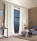 HOME BASICS Vorhang ESKIMO Weiß 135x175cm Thermostoff Uni Bild 4