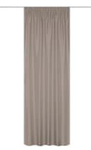HOME BASICS Vorhang ESKIMO Beige Thermostoff Uni Bild 1