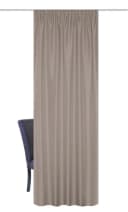 HOME BASICS Vorhang ESKIMO Beige Thermostoff Uni Bild 3