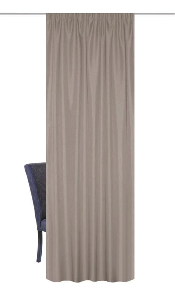 HOME BASICS Vorhang ESKIMO Beige Thermostoff Uni - Bild 3