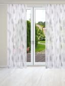 HOME WOHNIDEEN Vorhang PAOLO Grau Transparent Voile 2er Pack Bild 1