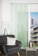 HOME WOHNIDEEN Vorhang NESSI 2er Pack Grün Uni Voile Bild 2