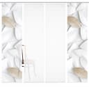 HOME IN GREEN Schiebegardine LISON Beige Bambusoptik Polyester Bild 1