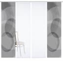 HOME WOHNIDEEN Schiebegardine AFONSO Anthrazit 4er Set Bild 1