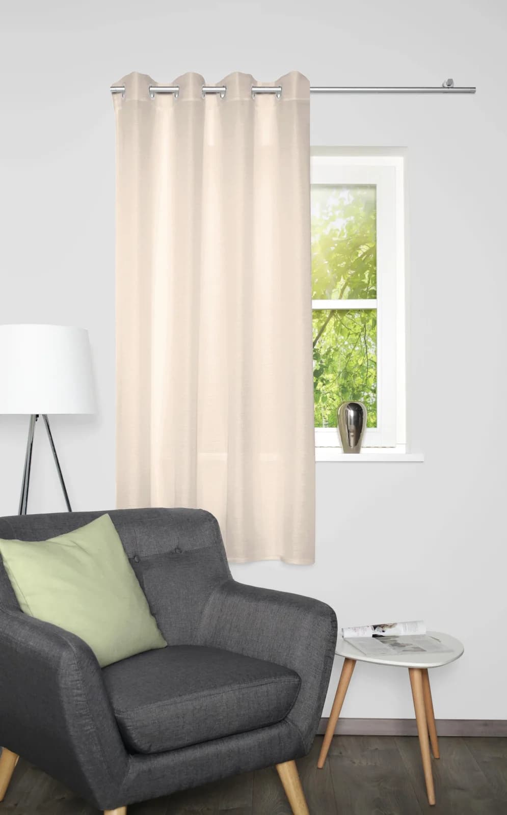 HOME BASICS Vorhang BENOGA Beige