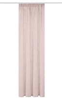 Gardine HOME BASICS SOFTY Rosa Kombibandschal Leinenstruktur Bild 1