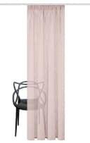 Gardine HOME BASICS SOFTY Rosa Kombibandschal Leinenstruktur Bild 3