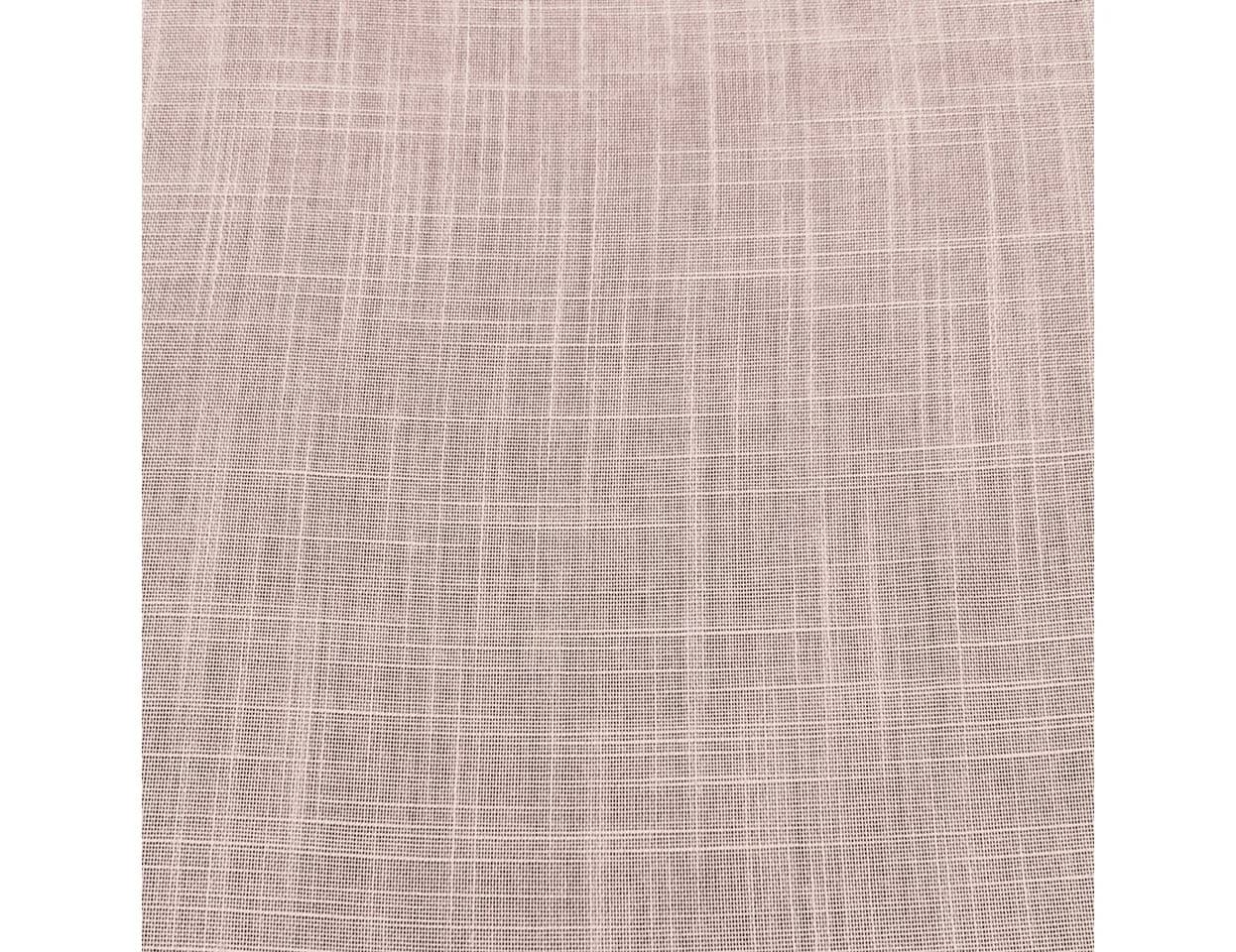 Gardine HOME BASICS SOFTY Rosa Kombibandschal Leinenstruktur - Bild 4