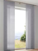HEINE HOME Schiebegardine Grau Bambus-Optik Klettschiene Bild 3