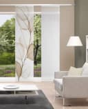 Vision S Schiebegardine YULE Blattmuster Polyester Bild 1