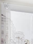 heine Raffrollo Transparent mit Ösen und Paris-Motiv Bild 4