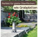GarPet Grabvase mit Sockel Wetterfest Frostsicher Kunststoff Bronze Bild 5