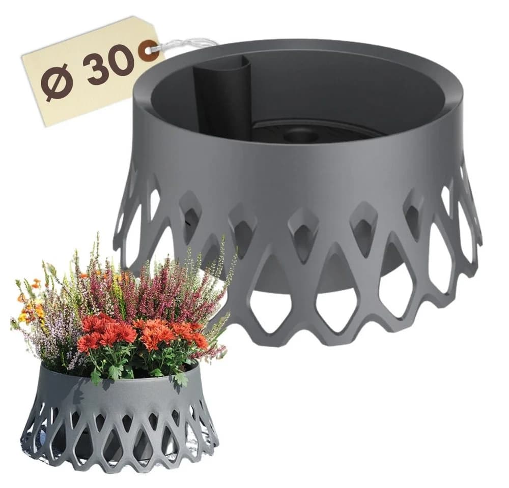 GarPet Grabschale mit Selbstbewässerung Anthrazit/Bronze - Bild 2