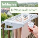 GarPet Badewannen-Wäscheständer Heizungstrockner Kunstharz Bild 4
