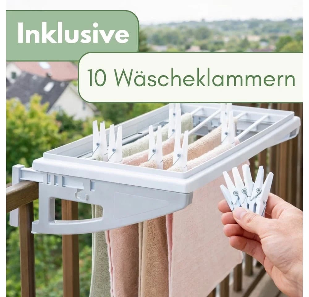 GarPet Badewannen-Wäscheständer Heizungstrockner Kunstharz - Bild 4