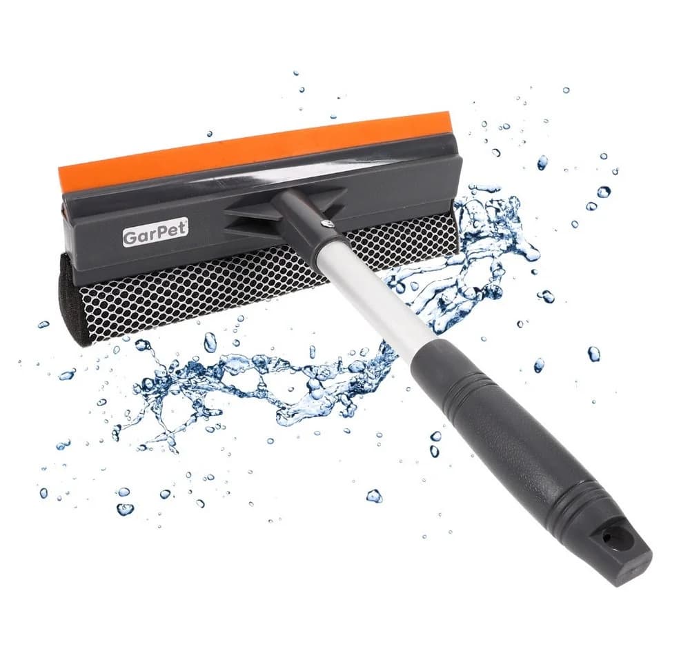 GarPet Duschabzieher 2in1 Fensterwischer mit Schwamm und Gummi - Bild 2