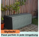 GarPet Gartenbox Aufbewahrungsbox 410 L Wetterfest Kissenbox Bild 4