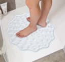 GarPet Duschmatte Anti-Rutsch Weiß Ø 60 cm Bild 1