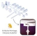 GarPet WC-Sitz Universal Toilettendeckel Weiß Bild 3