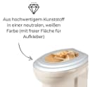 GarPet WC-Sitz Universal Toilettendeckel Weiß Bild 5