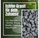GarPet Zierkies Granit 25 kg Grau - Wetterfester Splitt für Garten & Aquarium Bild 3