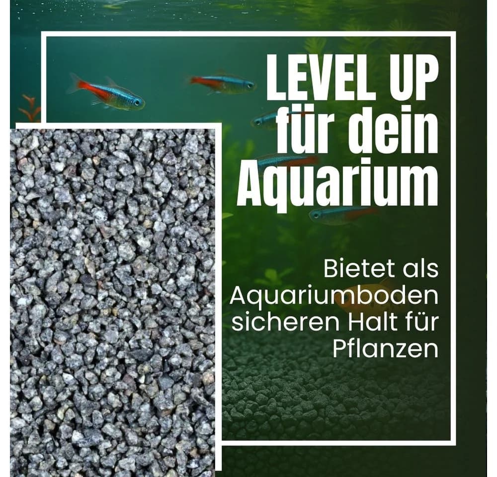 GarPet Granitsplitt Grau 25 kg Zierkies für Garten & Aquarium - Bild 5