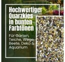 GarPet Quarzkies Buntkies 25kg Naturstein für Garten, Teich & Aquarium Bild 3