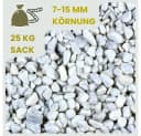 GarPet Carrara Weiß Marmorkies 25 kg Zierkies Garten Aquarium Bild 1