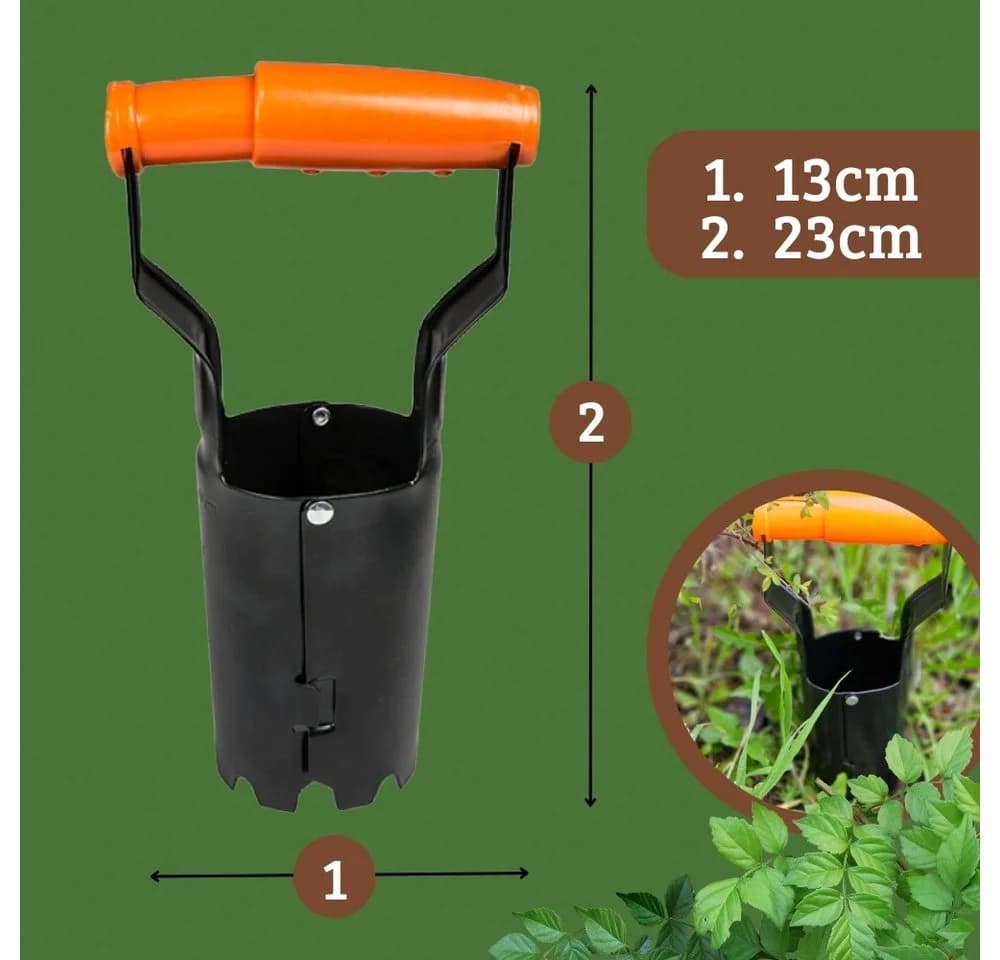 GarPet Pflanzer Zwiebelpflanzer Blumenzwiebelpflanzer Auslöseautomatik Pflanzhilfe