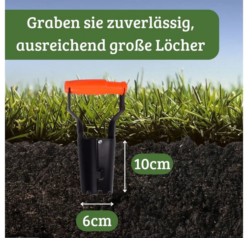 GarPet Pflanzer Zwiebelpflanzer Blumenzwiebelpflanzer Auslöseautomatik Pflanzhilfe - Bild 5