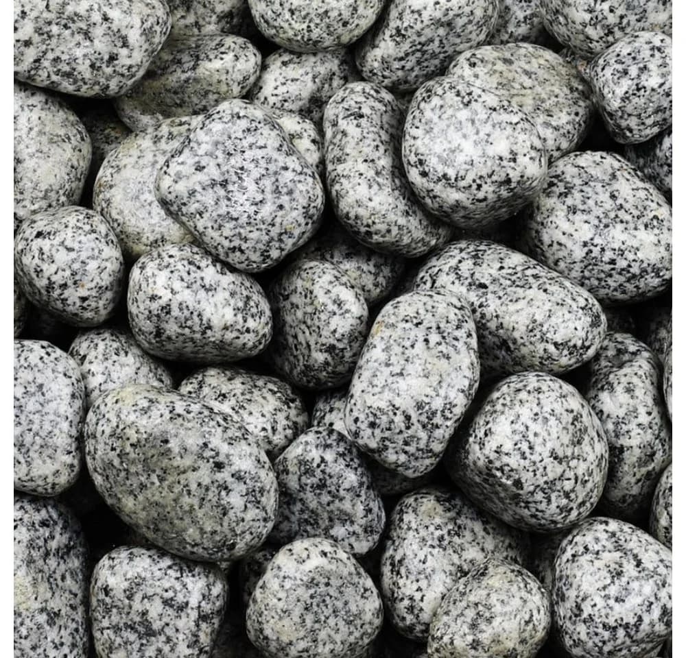 GarPet Zierkies Granit Grau 25kg Gletscherkies Saunastein - Bild 2