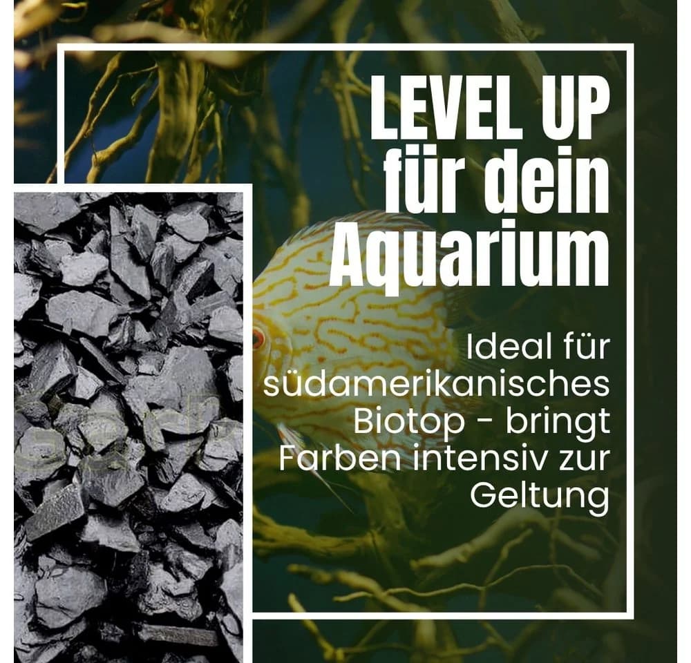 GarPet Schiefersplitt Schwarz 25 kg Zierkies Garten Teich Aquarium - Bild 5