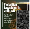 GarPet Lavasteine Anthrazit 20L Lavagranulat für Garten, Aquarium & Grill Bild 3