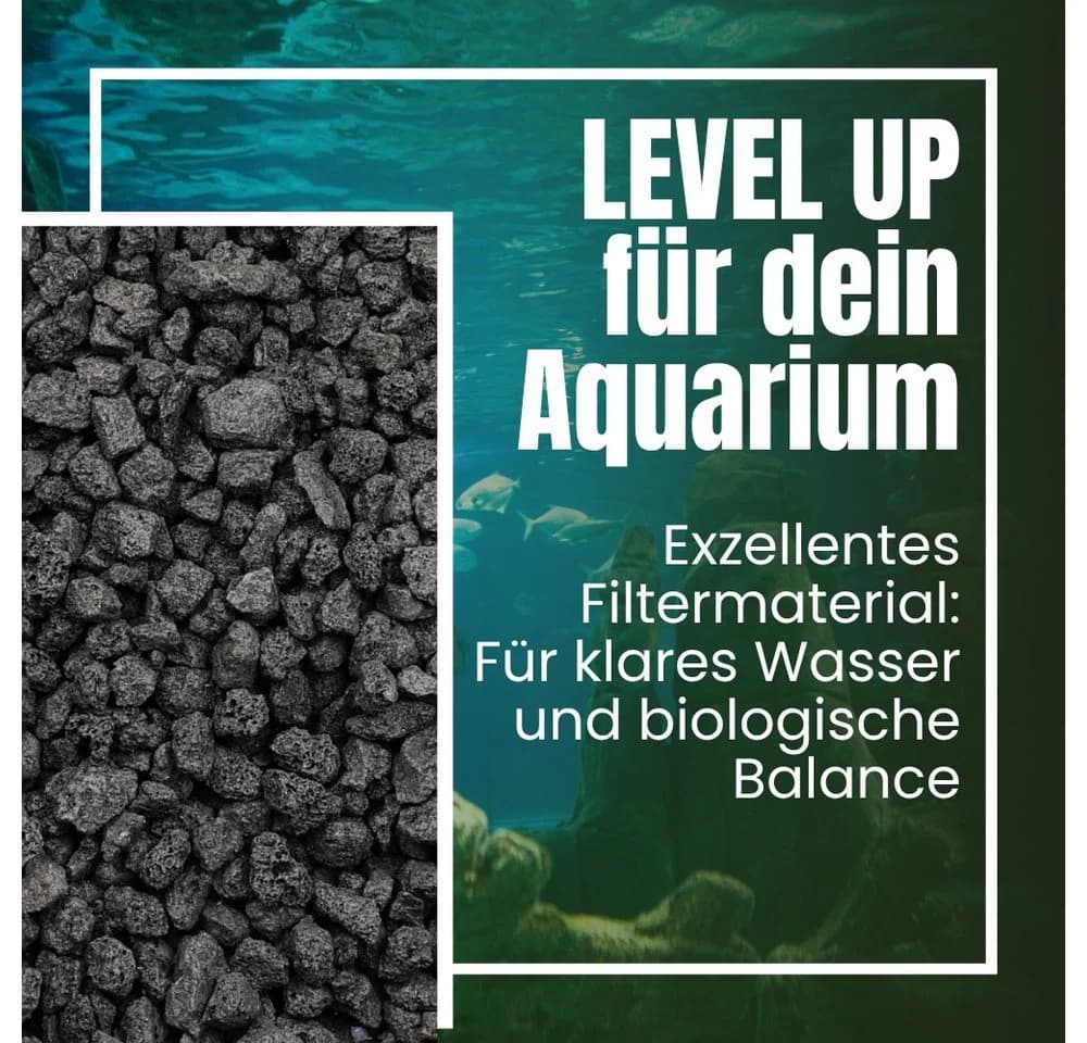 GarPet Lavasteine Anthrazit 20L Lavagranulat für Garten, Aquarium & Grill - Bild 5