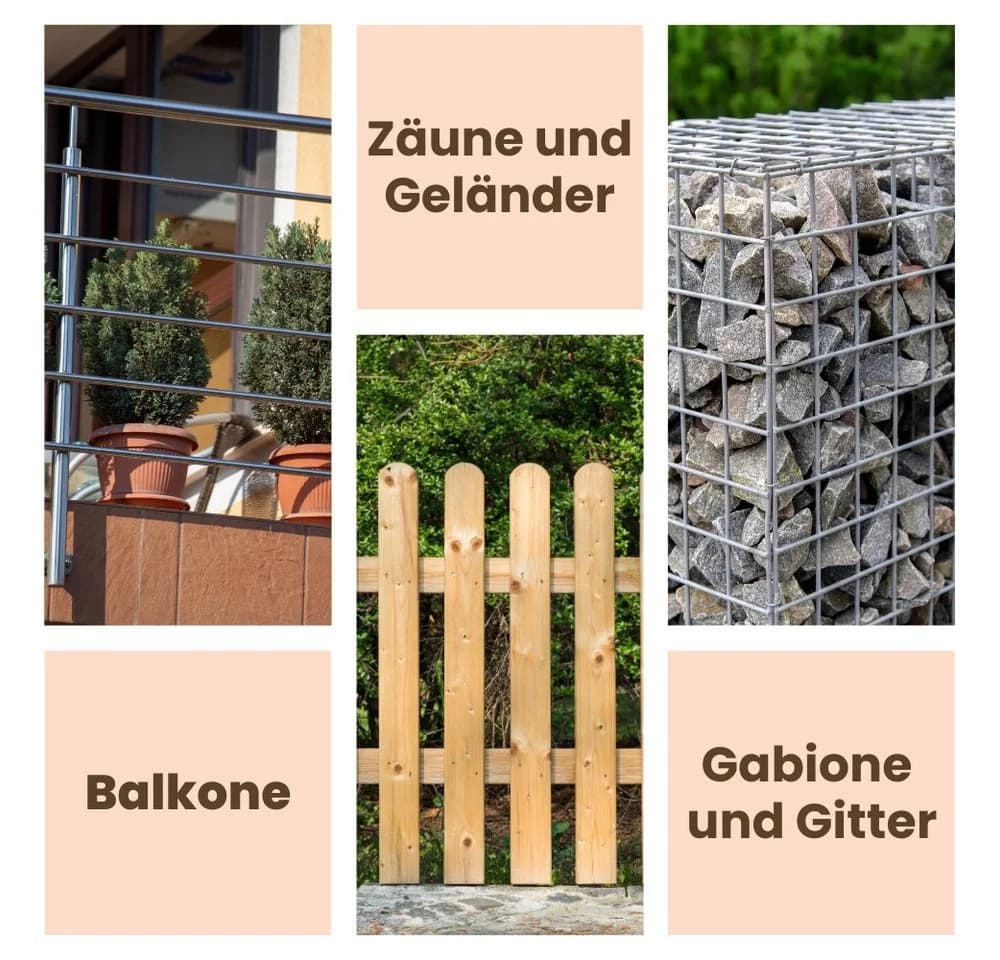 GarPet Hängeblumentopf 4er Set Taupe Polypropylen - Bild 5