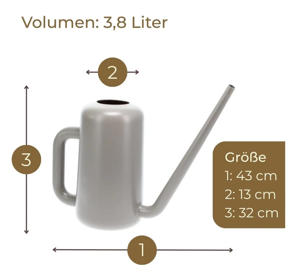 GarPet Gießkanne Zimmerpflanzen 3,8 L Indoor Kunststoff - Bild 3