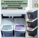 GarPet Mülltrennsystem 3x20L Mülleimer Küche Unterschrank grau Bild 5