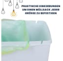 GarPet Mülltrennsystem 4 Fächer Bunt Kunststoff Bild 4