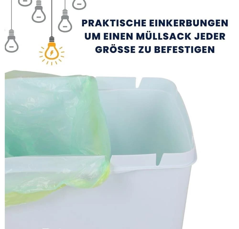 GarPet Mülltrennsystem 4 Fächer Bunt Kunststoff - Bild 4