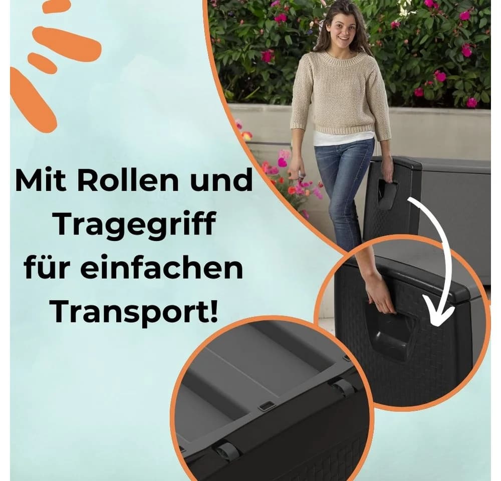 GarPet Gartenbox 430 L Grau - Bild 3