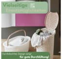 GarPet Wäschetruhe mit Deckel Weiß Kunststoff 43 Liter Bild 5